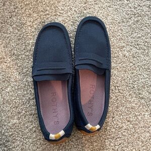 Rothy's Driver- Navy Loafers